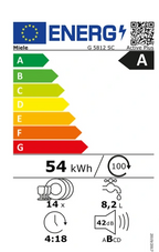 Lave-vaisselle pose libre Miele G 5812 SC Blanc