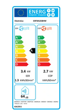 Climatiseur mobile Electrolux EXP34U338HW