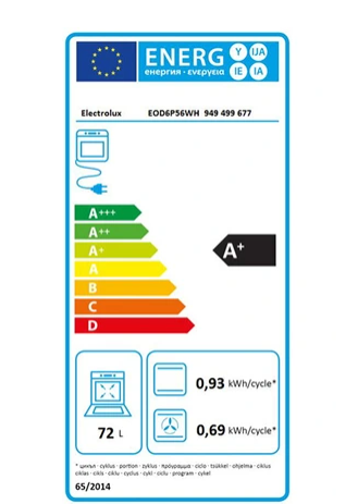 Four encastrable Electrolux EOD6P56WH