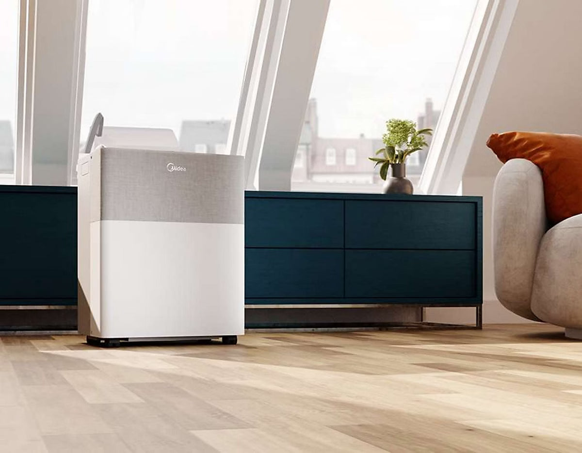 Climatiseur Mobile Réversible Midea PortaSplit Midea MMCS-12HRN8-QRD0 – 12 000 BTU | 40 m² | Classe A++